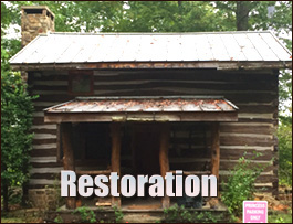 Historic Log Cabin Restoration  Aurora, Ohio